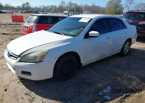 2007 Honda Accord 2.4 Se из США, поврежденный, VIN 1HGCM56377A027637